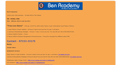 Desktop Screenshot of benacademy.com